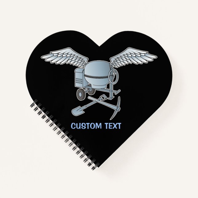 Carnet Béton bleu-gris (Devant)