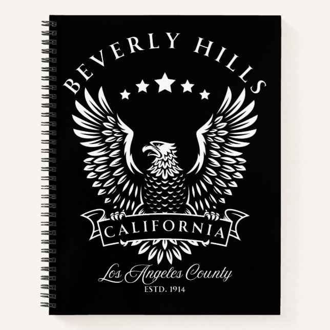 Carnet Beverly Hills Los Angeles County Californie (Devant)