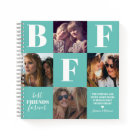 BFF Besties Photo Collage Turquoise