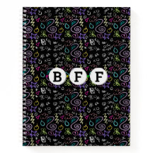 BFF Doodles - Faux Parties scintillant Motif