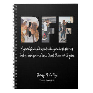 Carnet BFF Photo Collage Best Friend Forever Citation Bla
