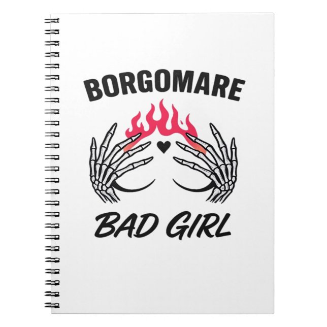 Carnet Bgm Bad Girl II - Skeleton Heart Hands (Devant)