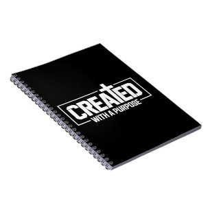 Carnet Bible chrétienne bénie créée avec un but 