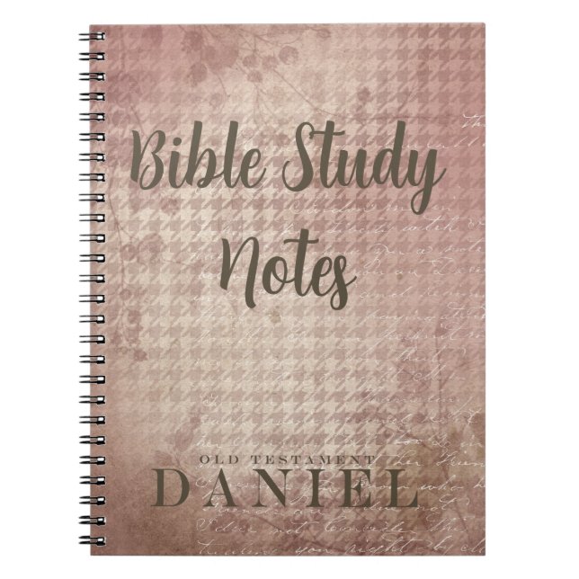 Carnet Bible Study-Daniel (Devant)