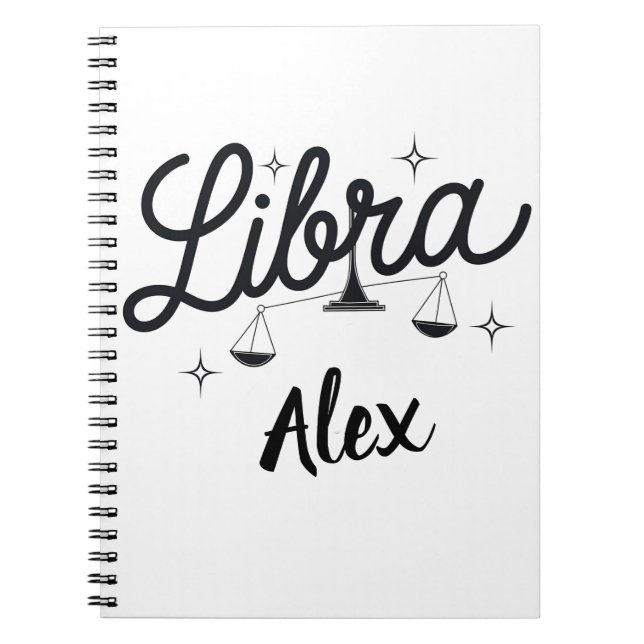 Carnet Bibliothèque personnalisée Zodiac Sign Art (Devant)
