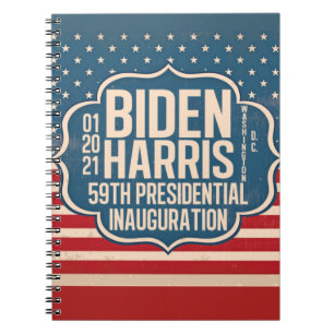 Carnet Biden Harris 59e Inauguration Commémorative