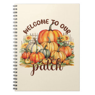 Carnet Bienvenue dans notre Patch - Cosy Citrouille Patch