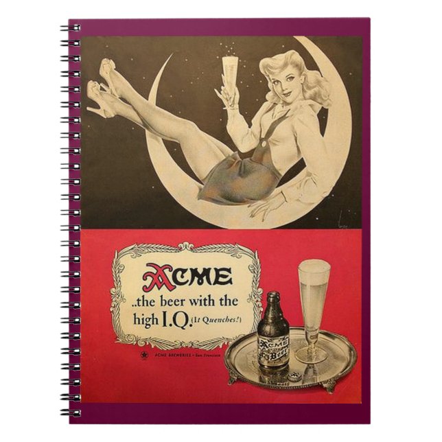 Carnet bière acme (Devant)