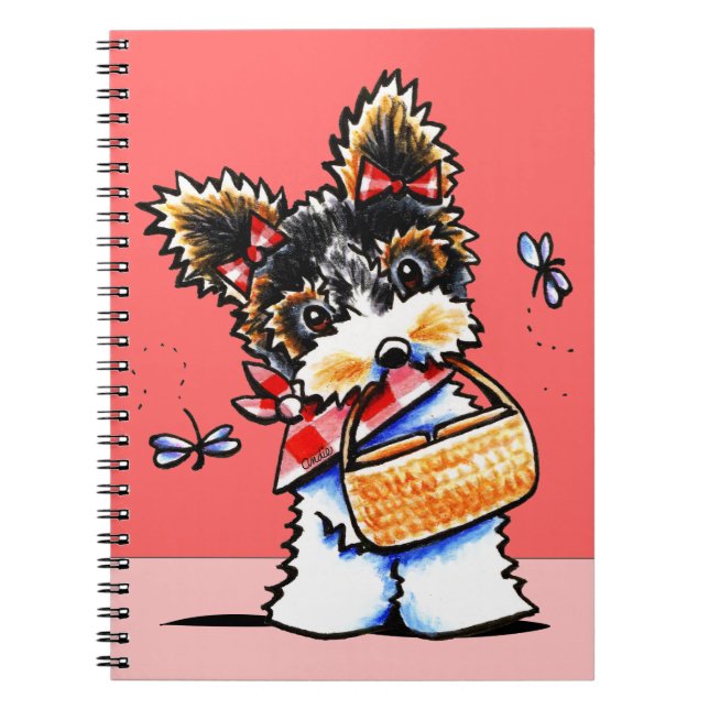 Carnet Biewer Yorkie Heure de pique-nique (Devant)