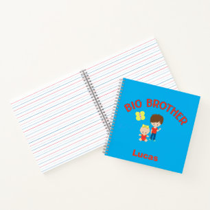 Carnet Big Brother avec Baby Sister Personnalisé
