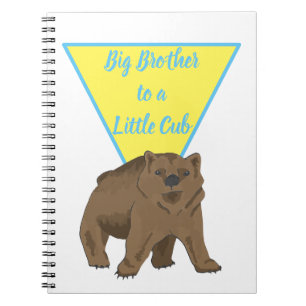 Carnet Big Brother Little Brother Bear Cub