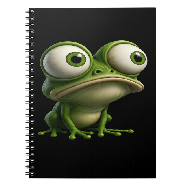 Carnet Big-Eyed Cartoon Frog (Devant)