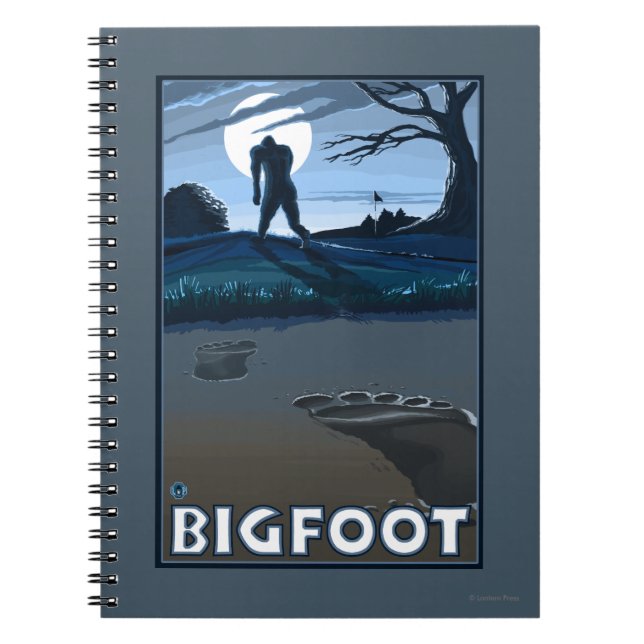 Carnet Big Foot à travers le terrain de golf (Devant)