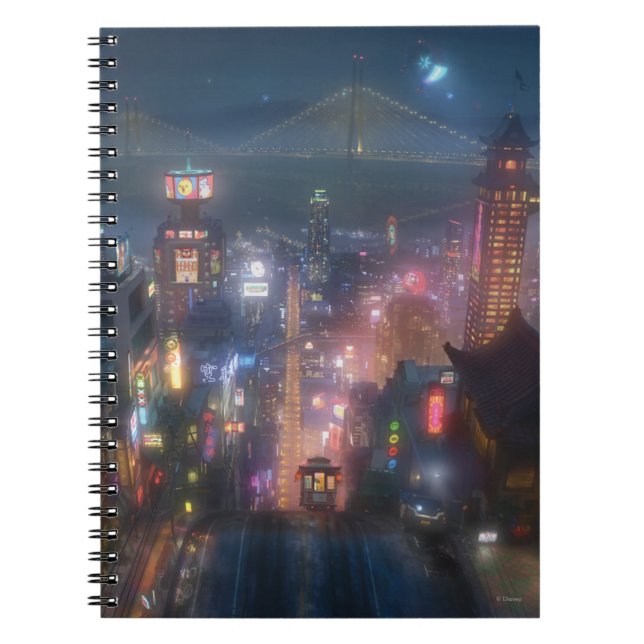 Carnet Big Hero 6 Night Sky (Devant)