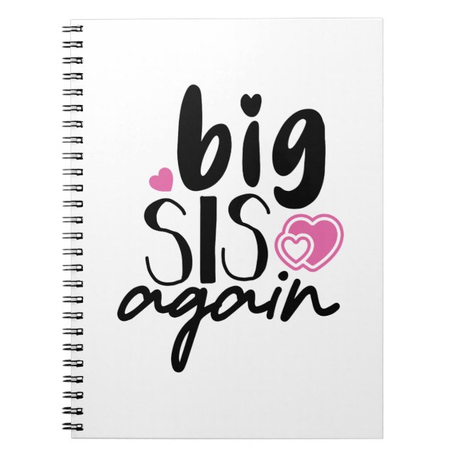 Carnet Big Sis de nouveau (Devant)