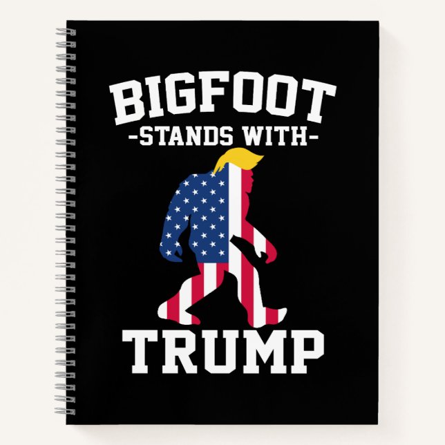 Carnet Bigfoot Se Déplace Avec Les Élections Trump De 202 (Devant)
