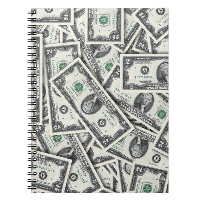 Carnet Billet de deux dollars (Devant)