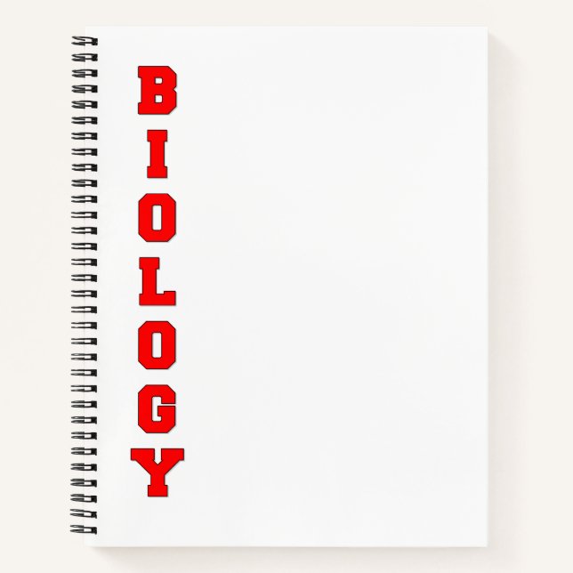 Carnet Biologie (Devant)