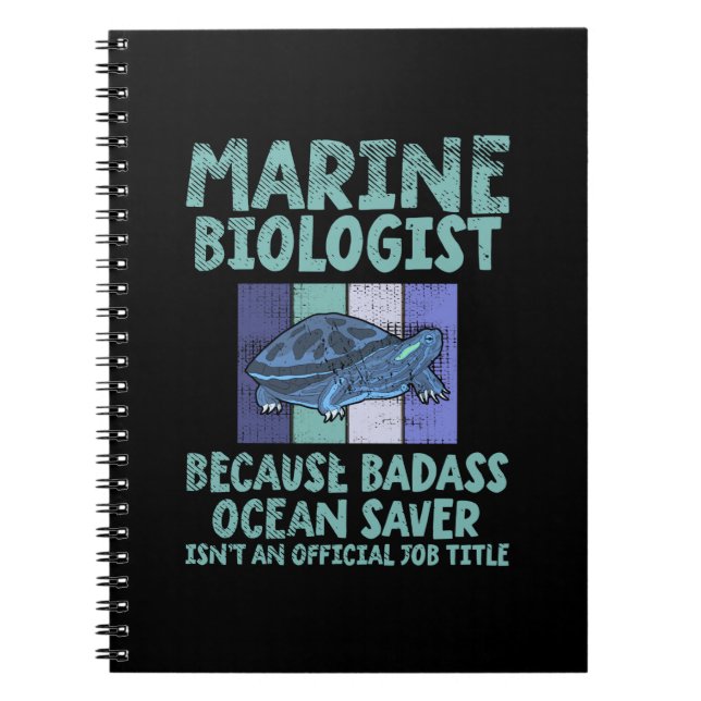 Carnet Biologiste marin Biologie marine (Devant)