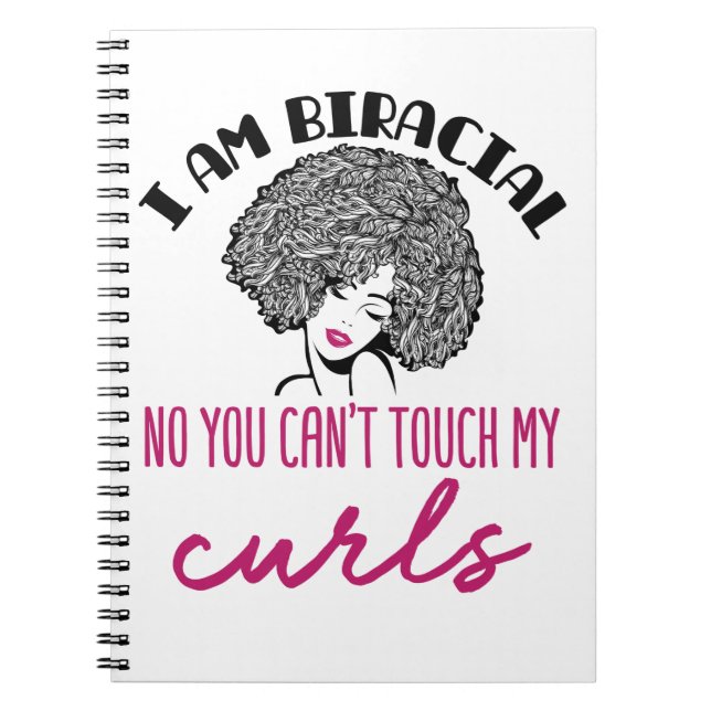 Carnet Biracial Mélange Curls Fantastiques Femmes Cheveux (Devant)