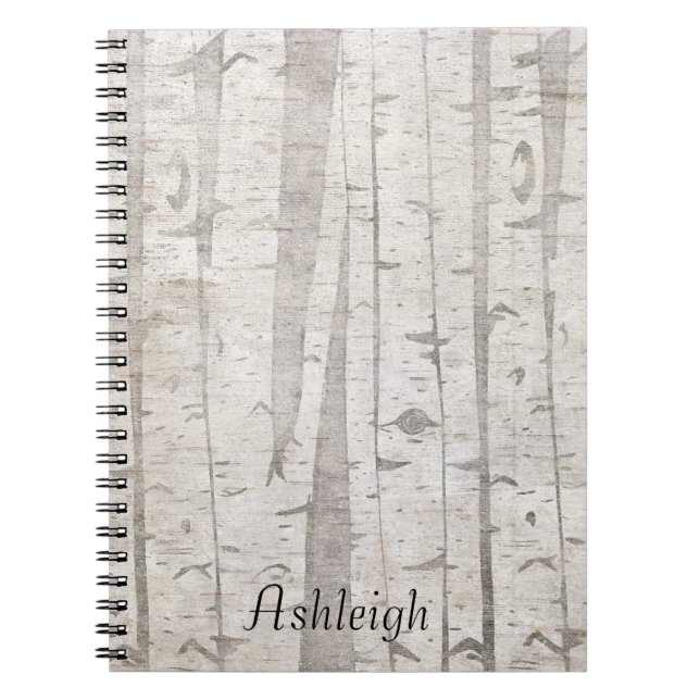 Carnet Birch Trees (Devant)