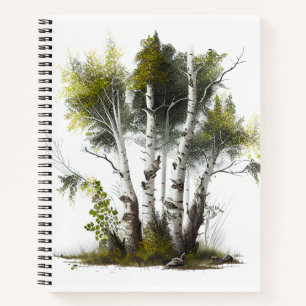Carnet Birch Trees, Les Birches Irlande du Nord