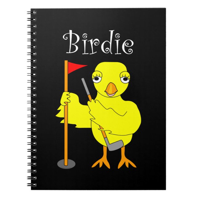 Carnet Birdie Golfer Chick (Devant)