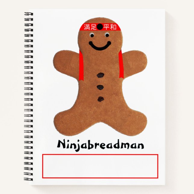 Carnet Biscuit Ninjabreadman (biscuit) (Devant)