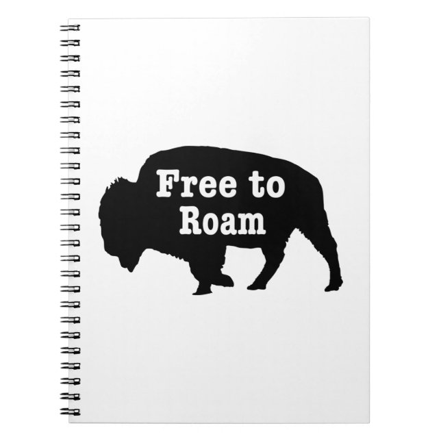 Carnet Bison libre de Roam (Devant)