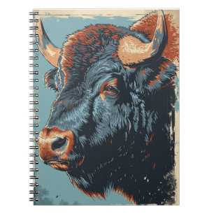 Carnet Bison vintage