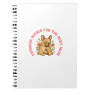 Carnet Bisous de Frenchie pour la meilleure maman Fête de