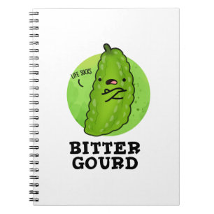 Carnet Bitter Gourd Funny Veggie Pun