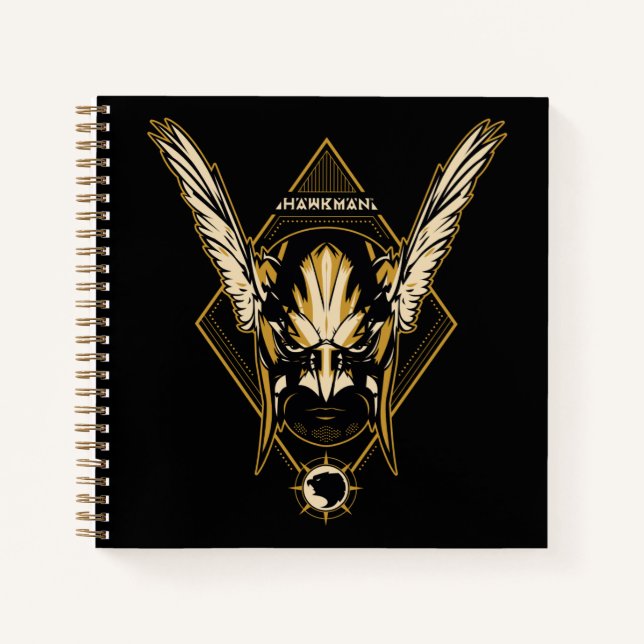 Carnet Black Adam | Hawkman Casque graphique (Devant)
