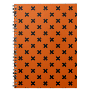 Carnet Black cross stitches
