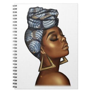 Carnet Black Girl Magic Melanin Reine Africaine Américain