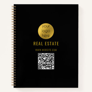 Carnet Black Gold Professional Real Agent Business