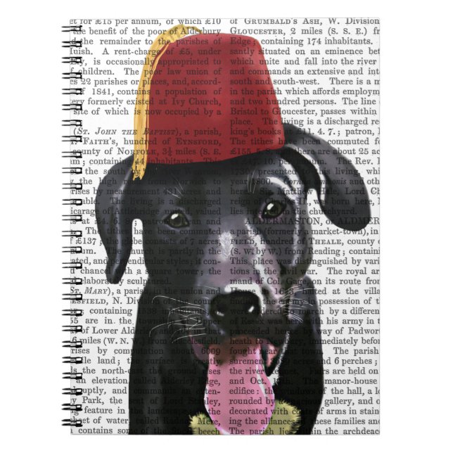 Carnet Black Labrador Avec Fès (Devant)