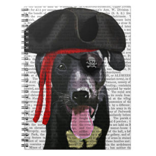 Carnet Black Labrador Pirate