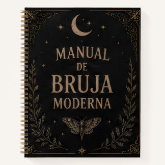 Carnet Black Modern Witch's Notebook/Manual