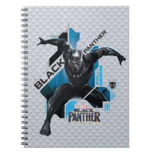 Carnet Black Panther   Graphisme de personnage high-tech