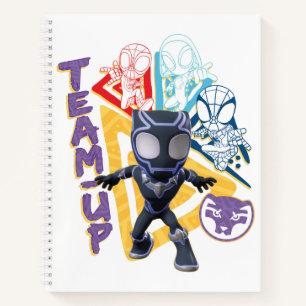 Carnet Black Panther & Spidey Équipe "Équipe-Ensemble"