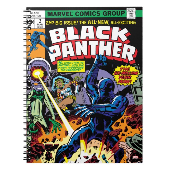 Carnet Black Panther Vol 1 Numéro 2 Couverture comique