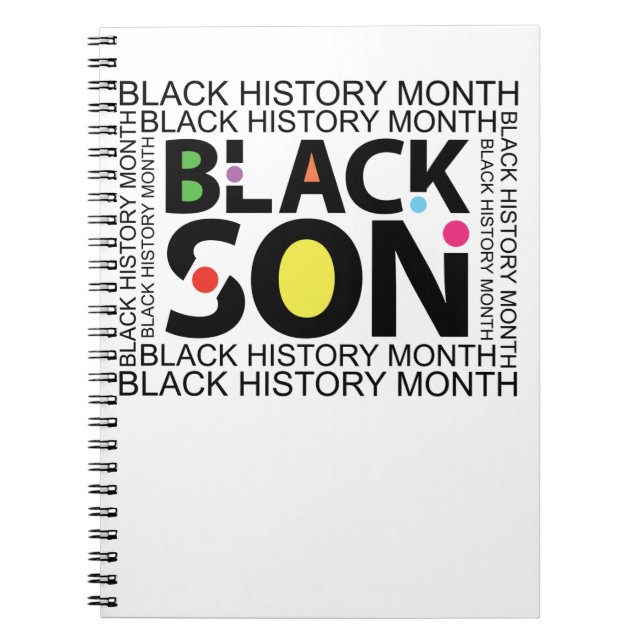 Carnet Black Son Histoire noire (Devant)