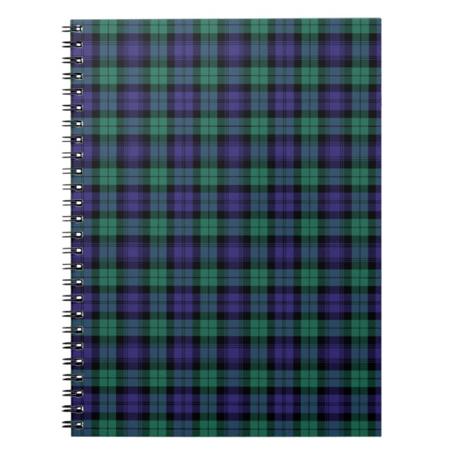 Carnet Black Watch Scottish Tartan (Devant)