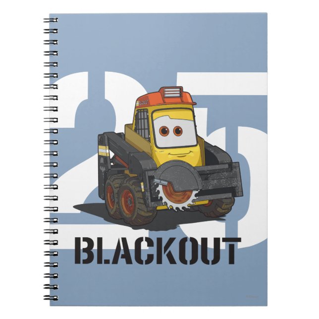 Carnet Blackout Character Art (Devant)
