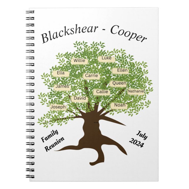 Carnet Blackshear - Réunion de la famille Cooper (Devant)