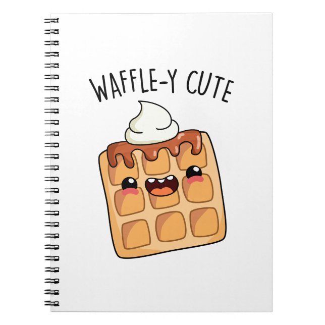 Carnet Blague drôle de gaufre Waffle-y  (Devant)