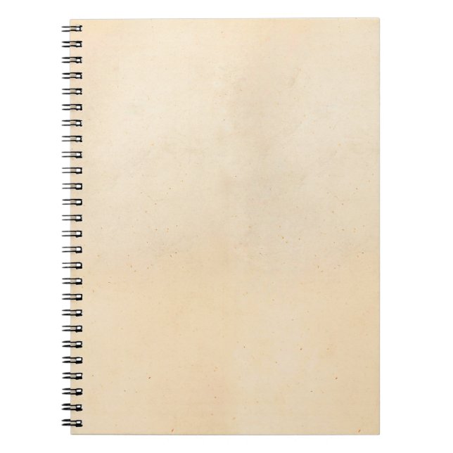 Carnet Blanc 1850 de modèle de papier parcheminé de cru (Devant)