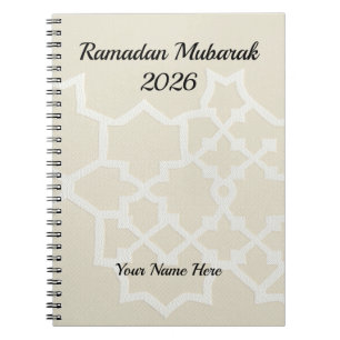 Carnet Blanc Crème Texturé Luxe