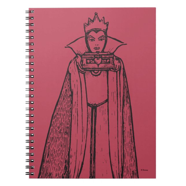 Carnet Blanc de neige antique | Reine (Devant)